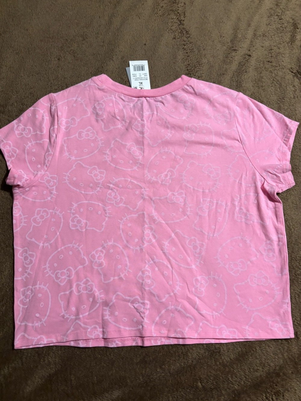 Sanrio Hello Kitty Pink Short Sleeve Tee - Picture 2 of 4